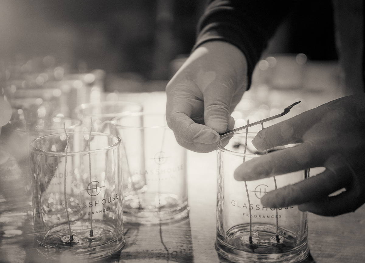 How It’s Made Glasshouse Fragrances’ Signature Soy Wax Candles Glasshouse Fragrances New Zealand