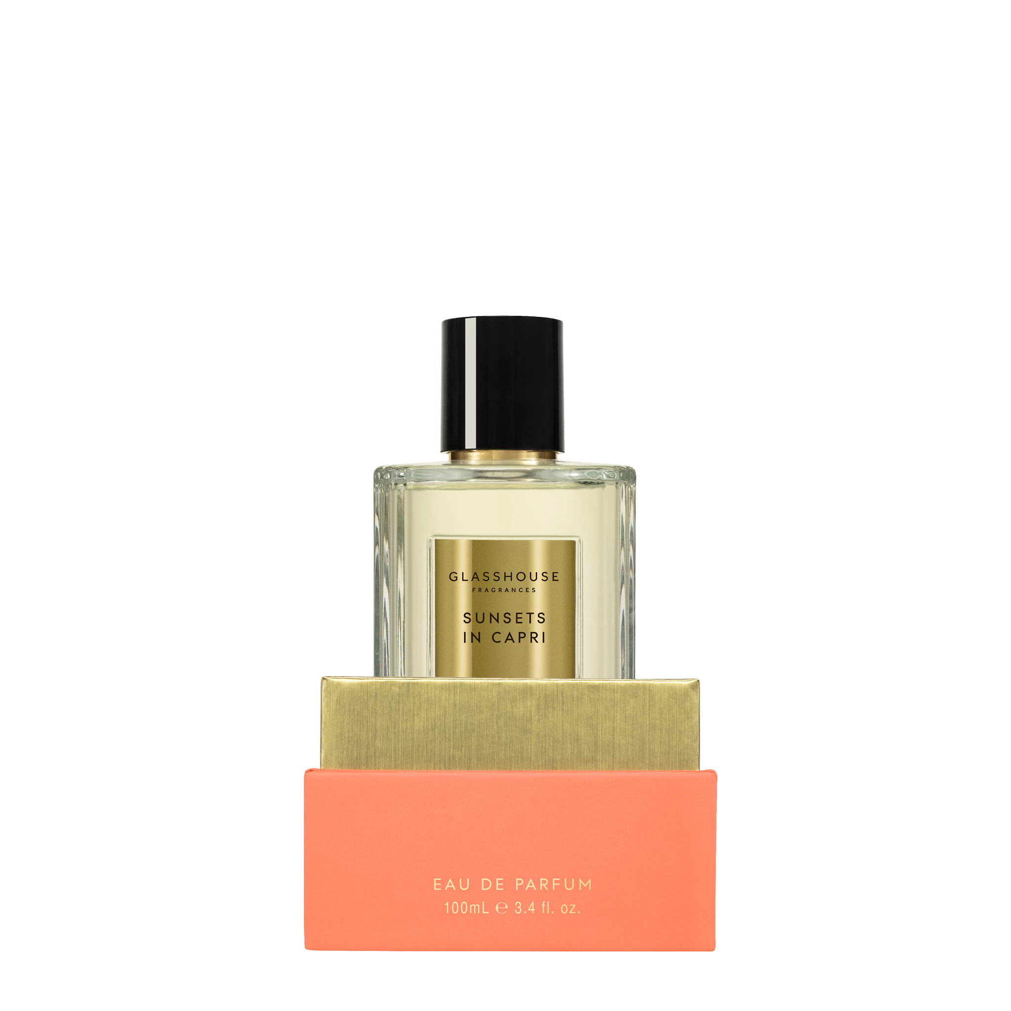 Sunsets In Capri 100ml Eau De Parfum 100ml Back Of Product