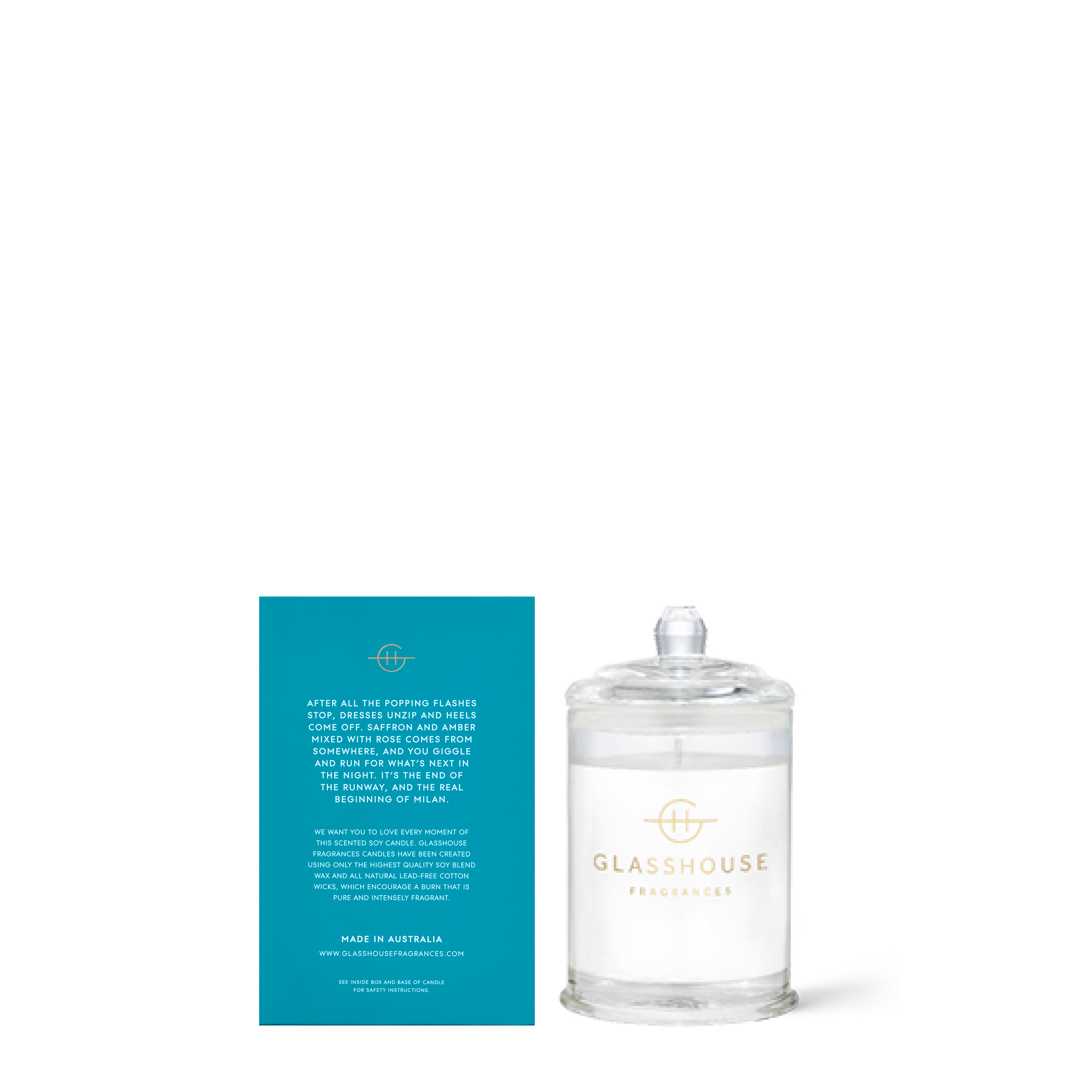 Midnight in Milan 60g Soy Candle Glasshouse Fragrances Glasshouse