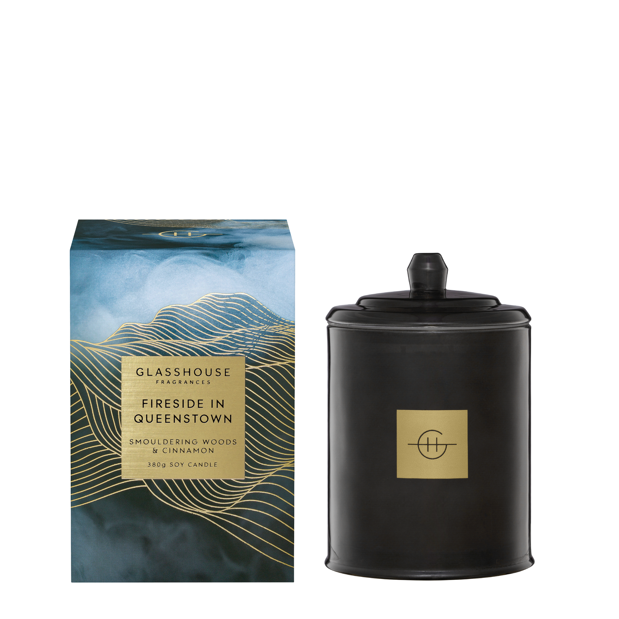 Glasshouse Fragrances Fireside In Queenstown 380g Triple Soy Candle