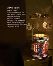 Kyoto In Bloom Candle & Spinning Carousel benefits